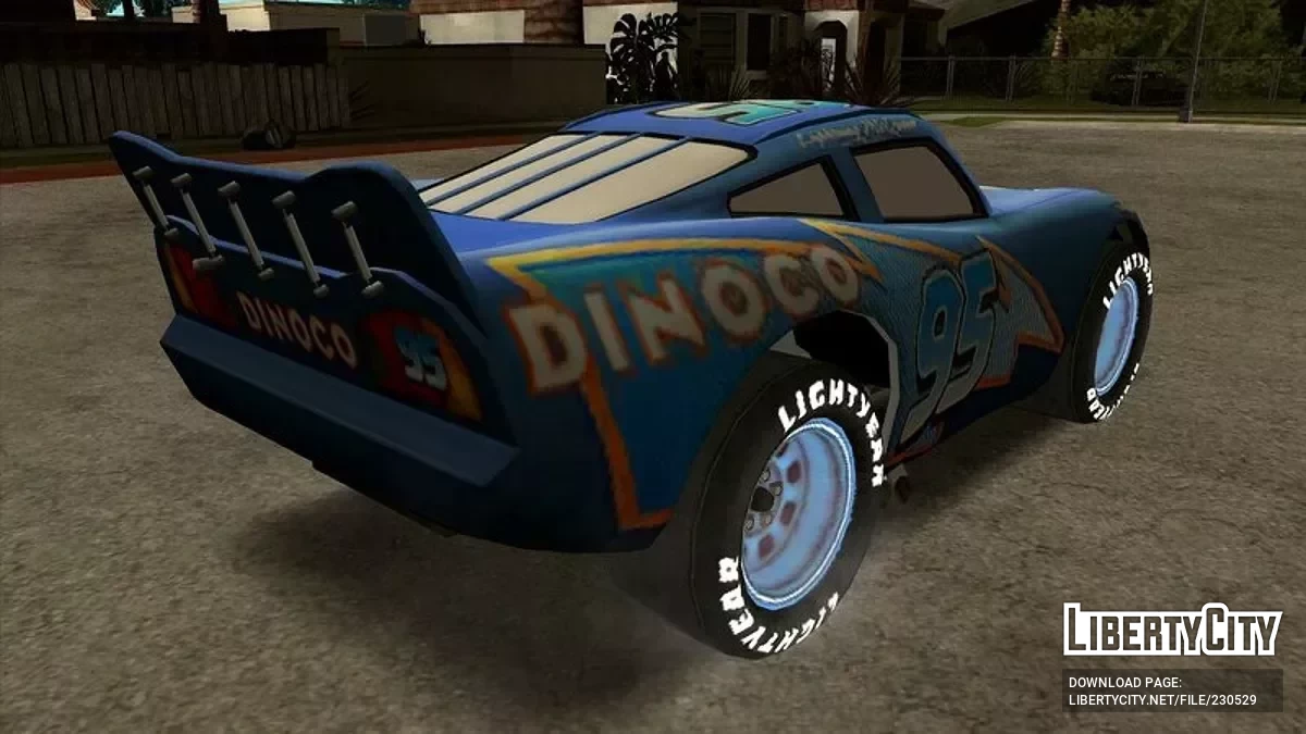 Rayo McQueen Dinoco / GTA San Andreas