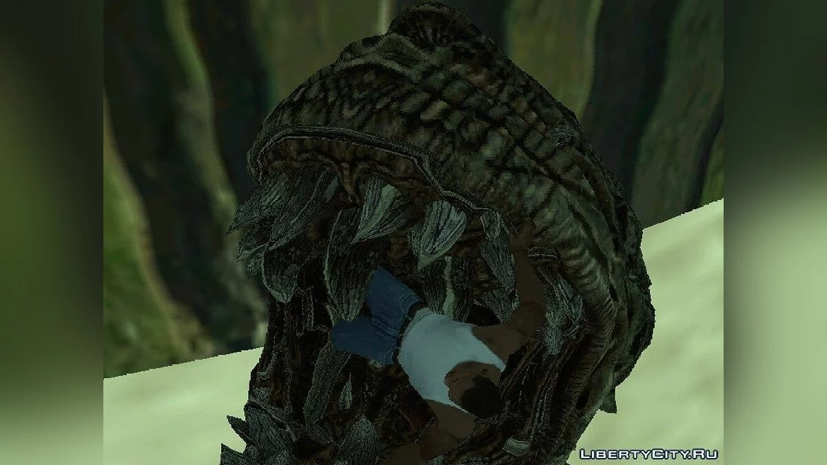 Monster from Gears of War 2 / GTA San Andreas