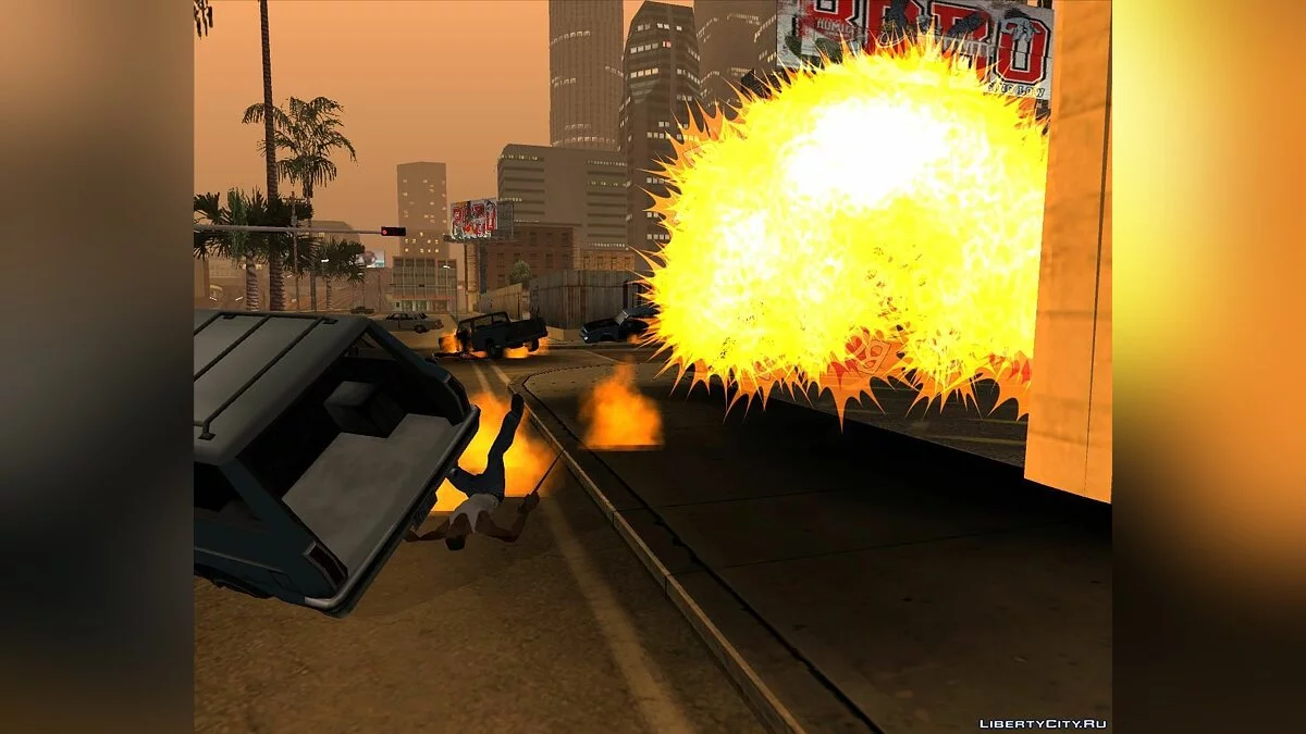 Comic Style Effects / GTA San Andreas