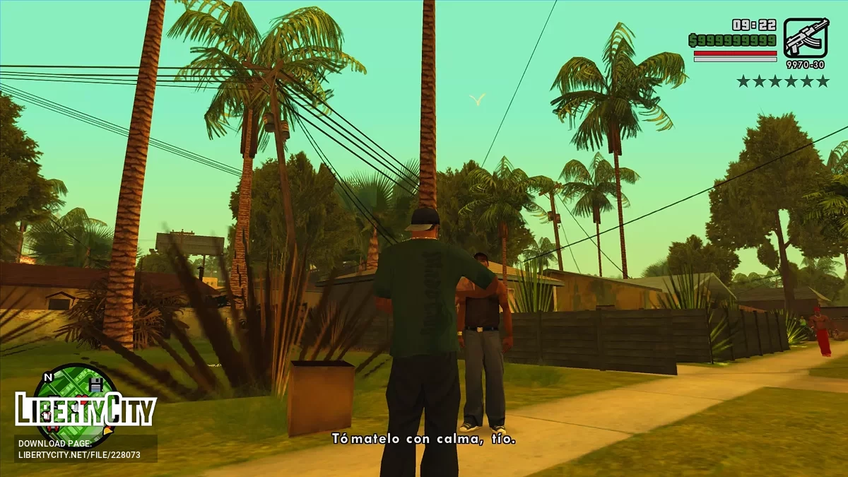 Enhanced Mobile HUD & Subtitles for PC / GTA San Andreas