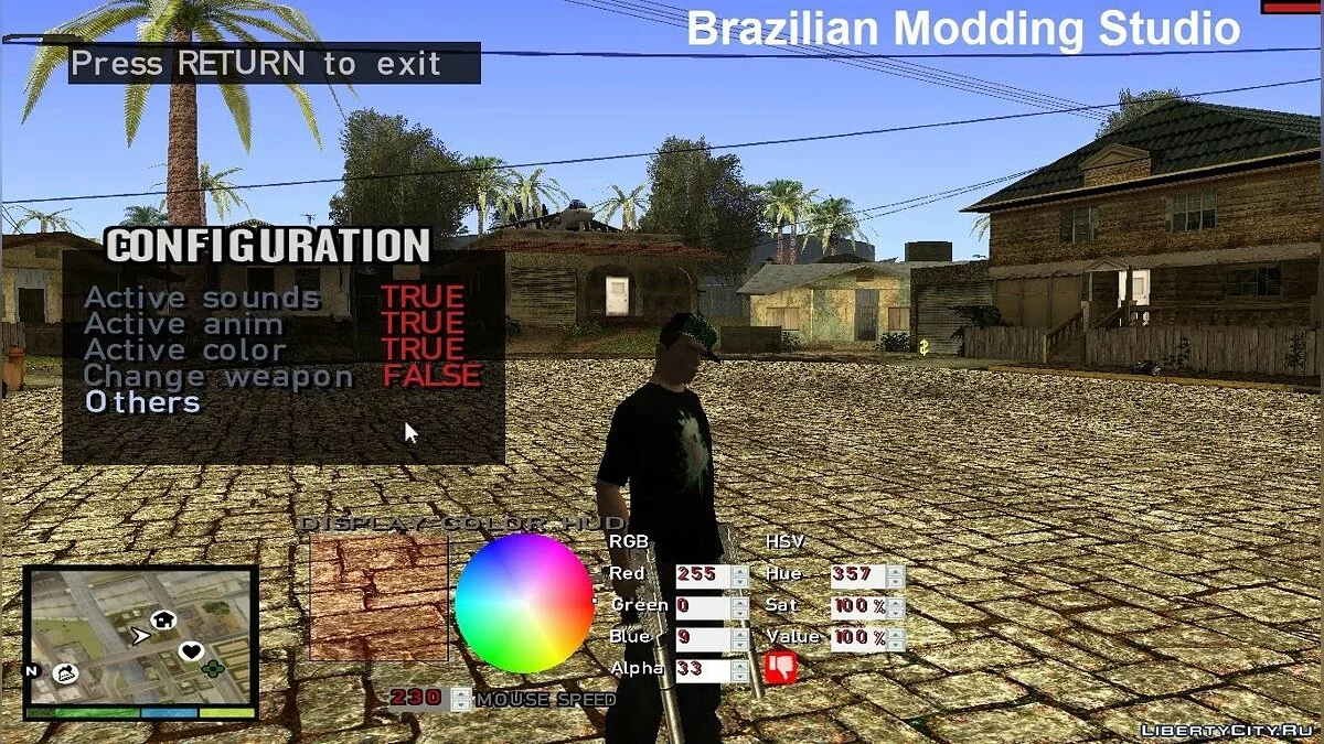 Меню зброї GTA V для SA [Відео] / GTA San Andreas