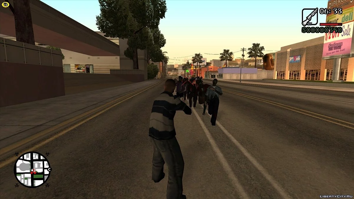 Геймплей Zombie Andreas / GTA San Andreas