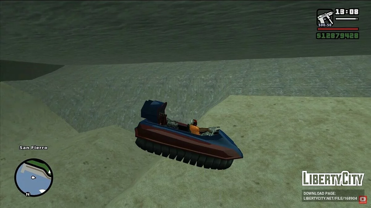 Vortex Hovercraft sailing method like a submarine / GTA San Andreas
