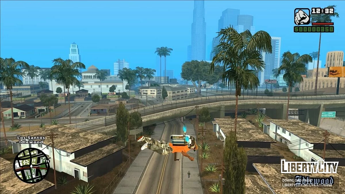 Horizontalflug mit dem Jetpack in GTA San Andreas / GTA San Andreas