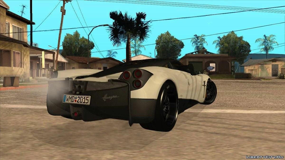 Pagani Huayra 2013 Додатковий Спойлер / GTA San Andreas