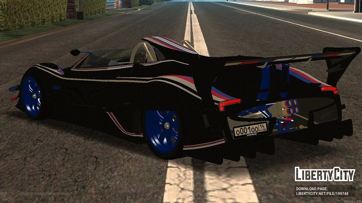 Pagani Zonda R Evolution Barchetta / GTA San Andreas