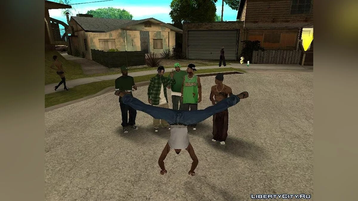 甜心与Ogloc加入帮派 / GTA San Andreas