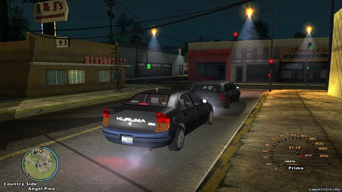 改进的路灯灯光 / GTA San Andreas