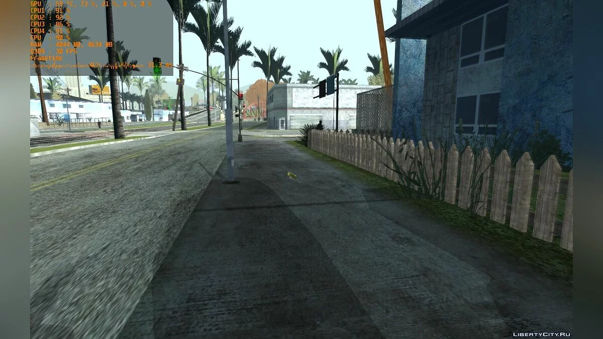 Leaves, Newspapers, and Trash on the Roads of GTA SA / GTA San Andreas