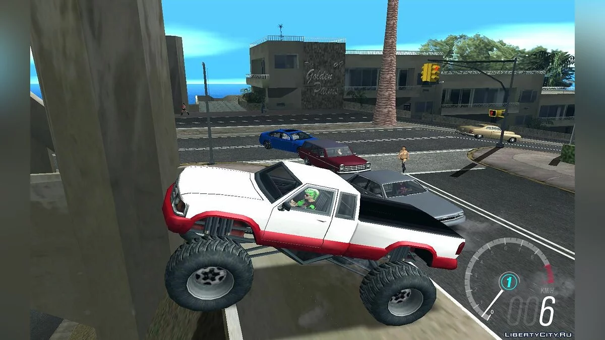 Реалістична підвіска для Monster 4WD / GTA San Andreas