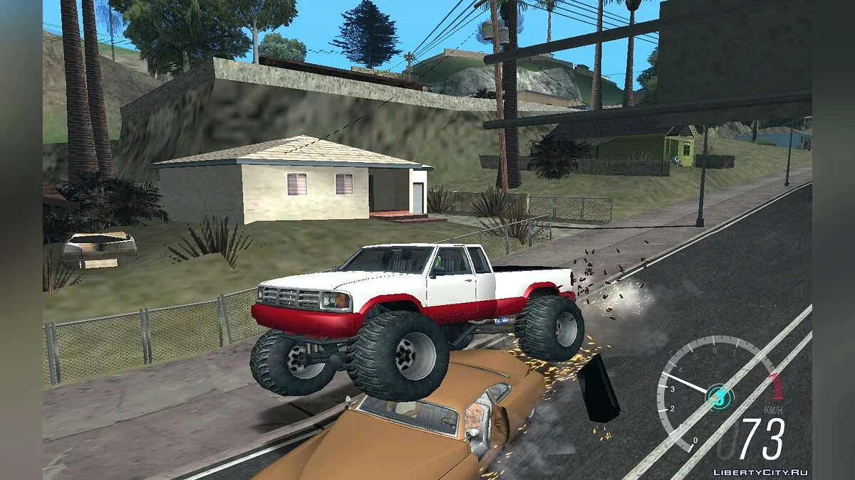 Реалістична підвіска для Monster 4WD / GTA San Andreas
