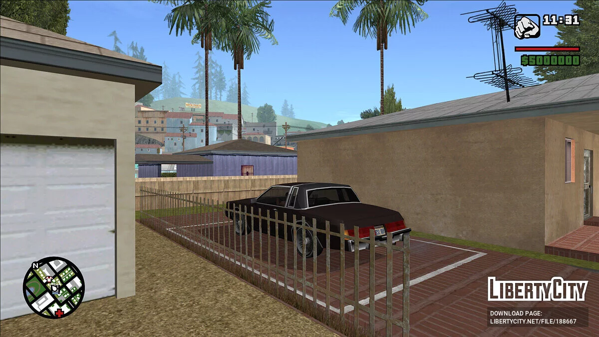 Plus de places de stationnement pour le mod Parking Save Garages / GTA San Andreas