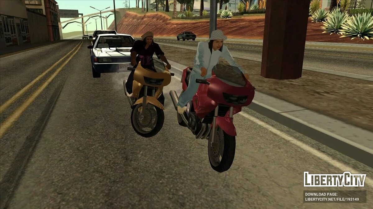 More people riding vehicles / GTA San Andreas