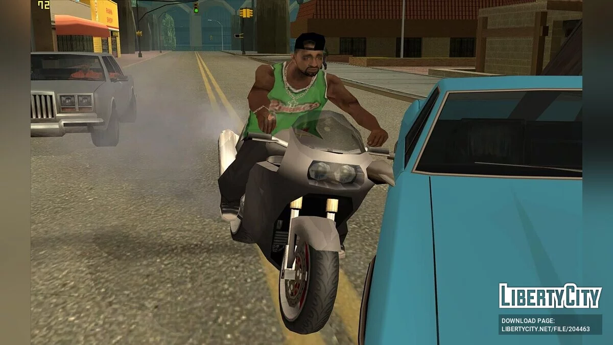 Банды на мотоциклах FCR-900 / GTA San Andreas