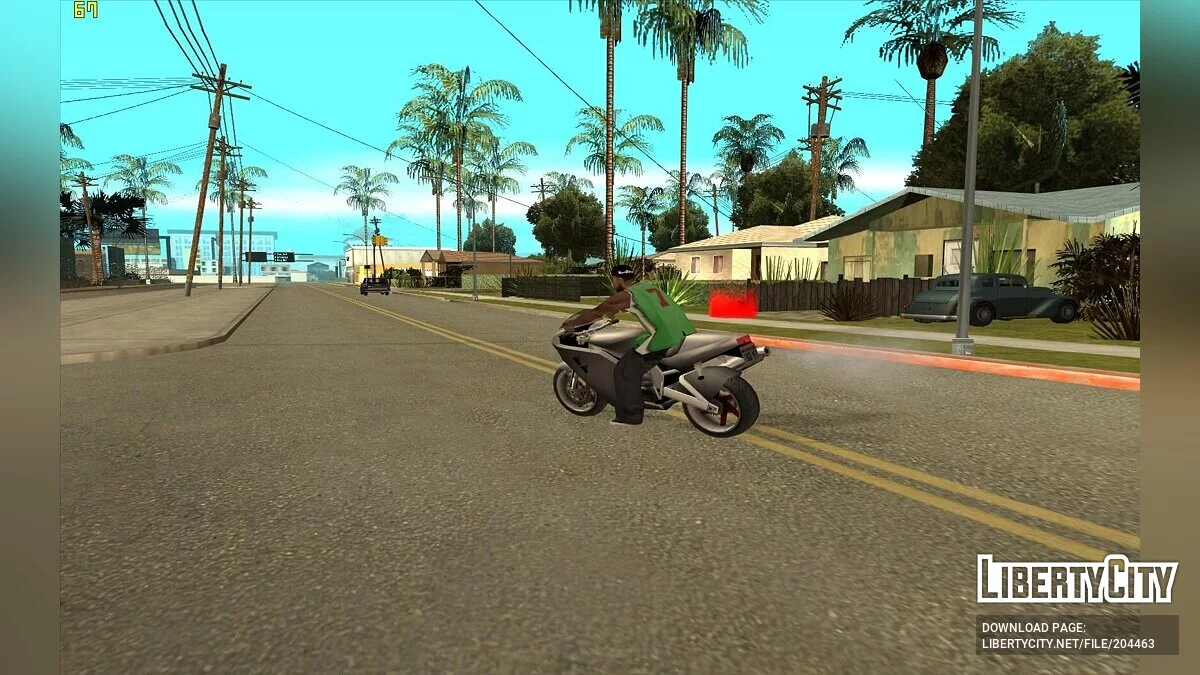 Банды на мотоциклах FCR-900 / GTA San Andreas
