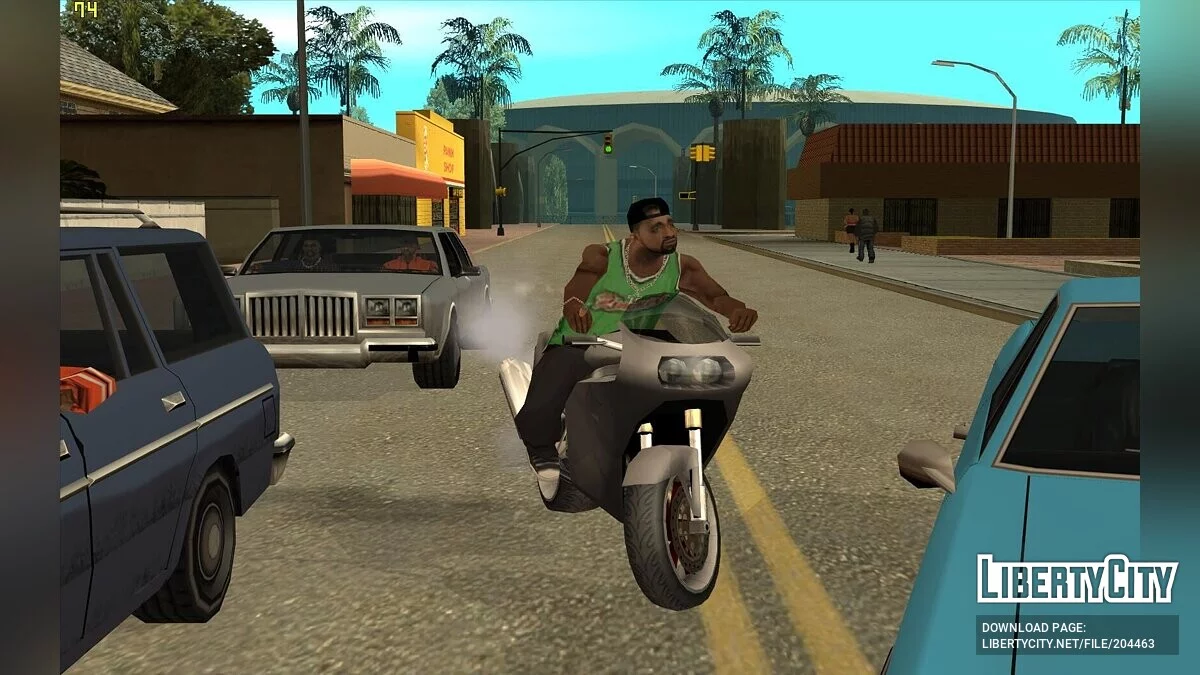 Банды на мотоциклах FCR-900 / GTA San Andreas