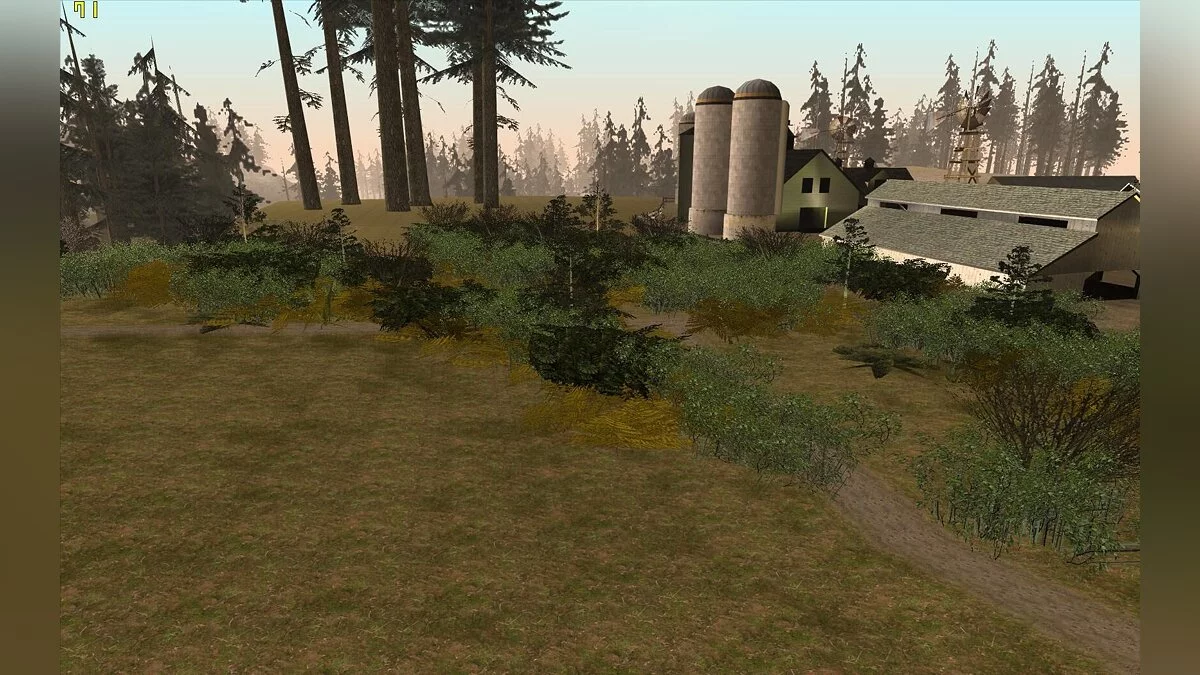 More vegetation in San Andreas / GTA San Andreas