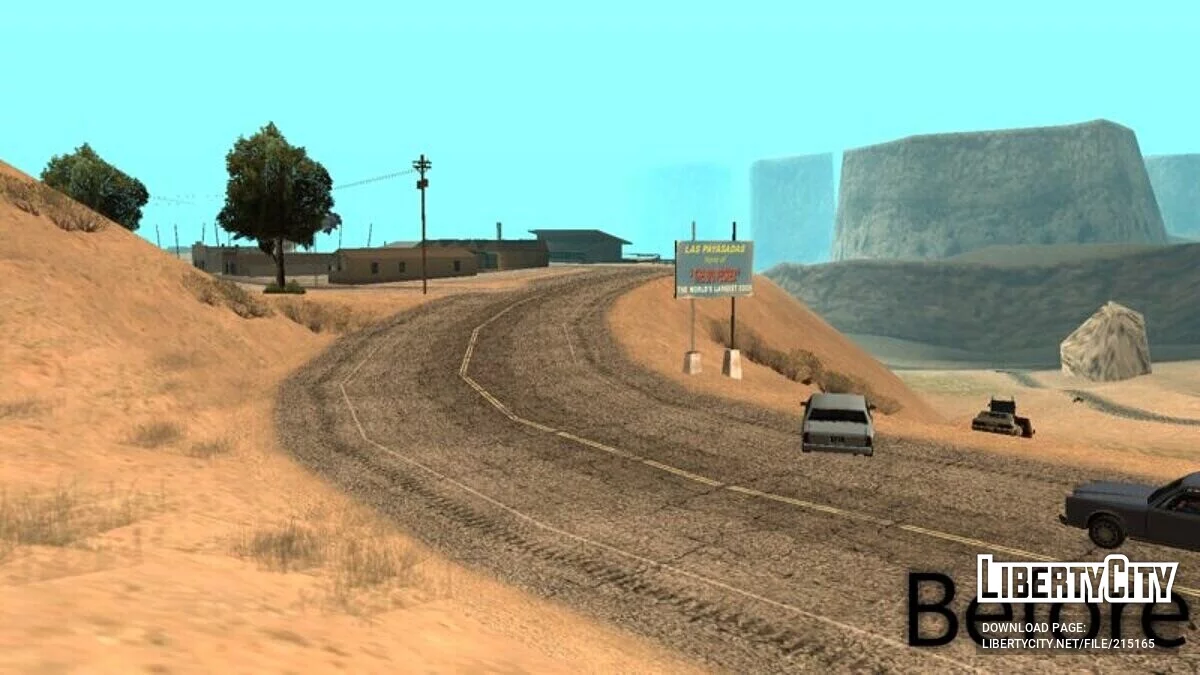 Виправлення шляху транспортних засобів у Лас-Паясадас / GTA San Andreas