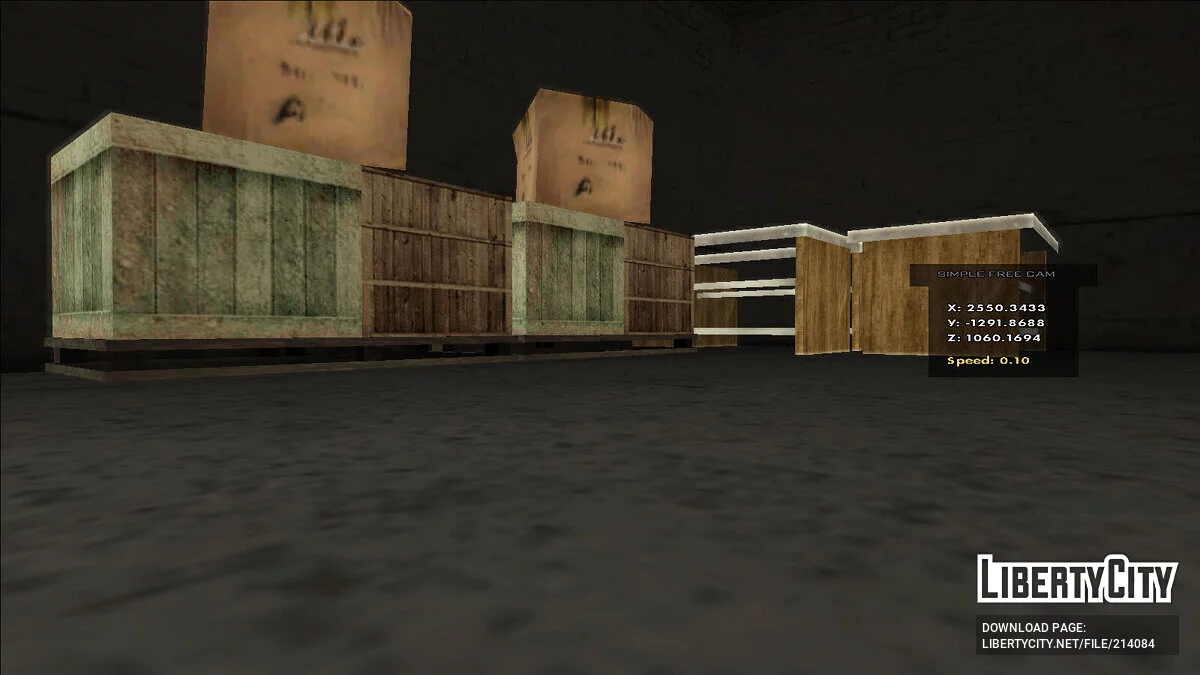 Fix of the position of objects in the Crack Palace / GTA San Andreas