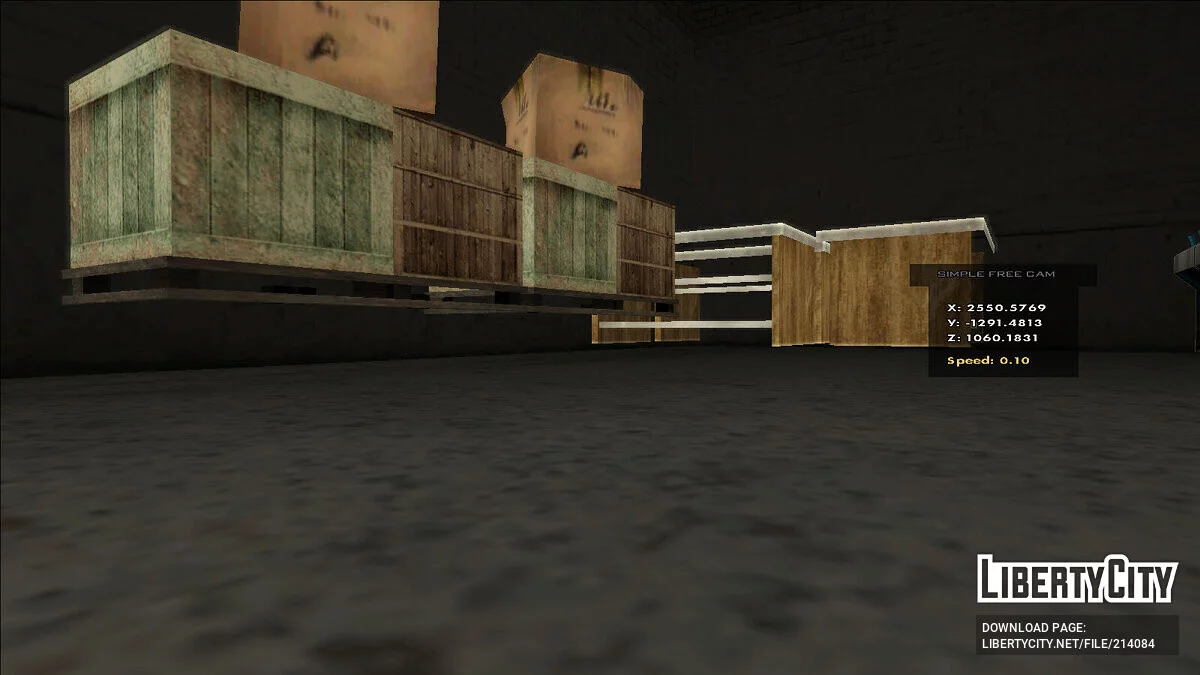 Fix of the position of objects in the Crack Palace / GTA San Andreas