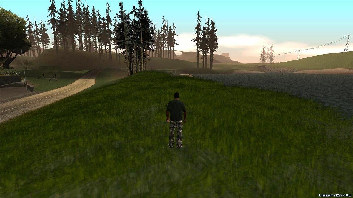 Geart Grass Mod для GTA San Andreas - Картинка #2