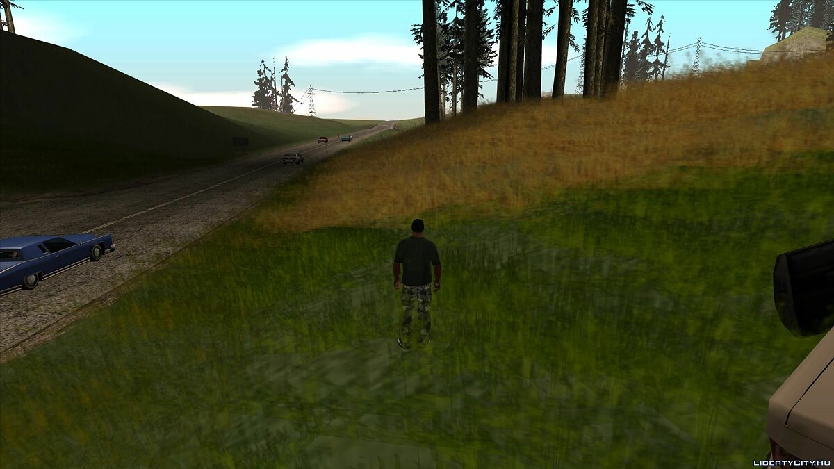 Geart Grass Mod для GTA San Andreas - Картинка #3