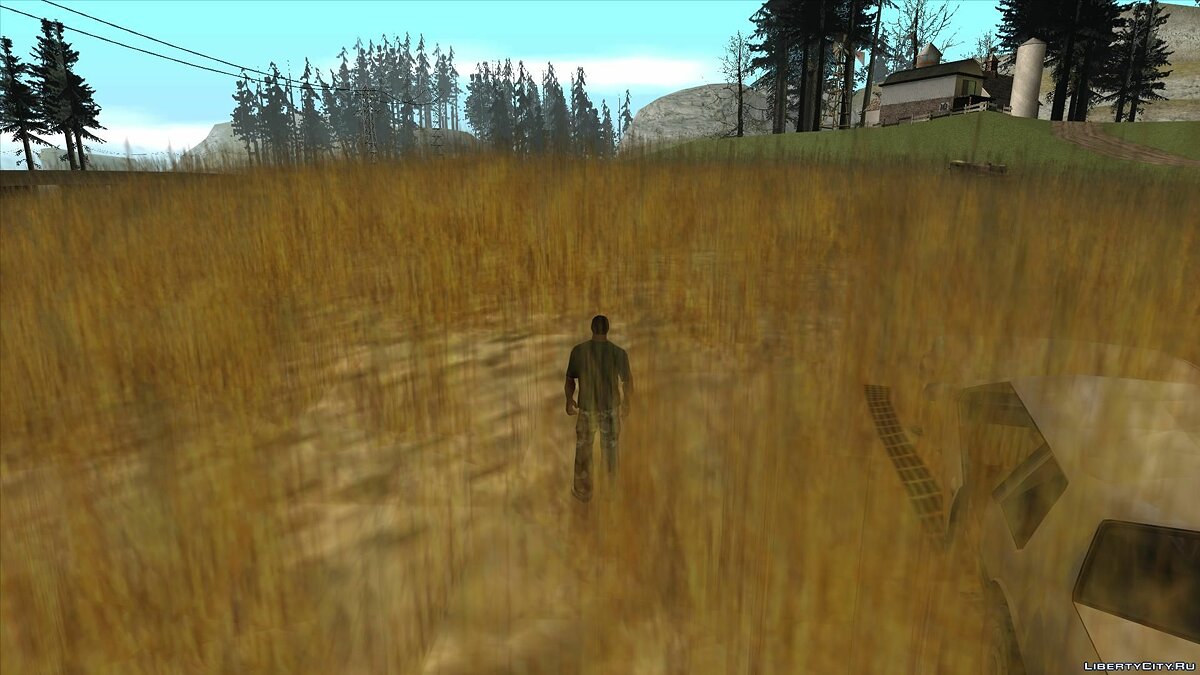 Geart Grass Mod для GTA San Andreas - Картинка #4