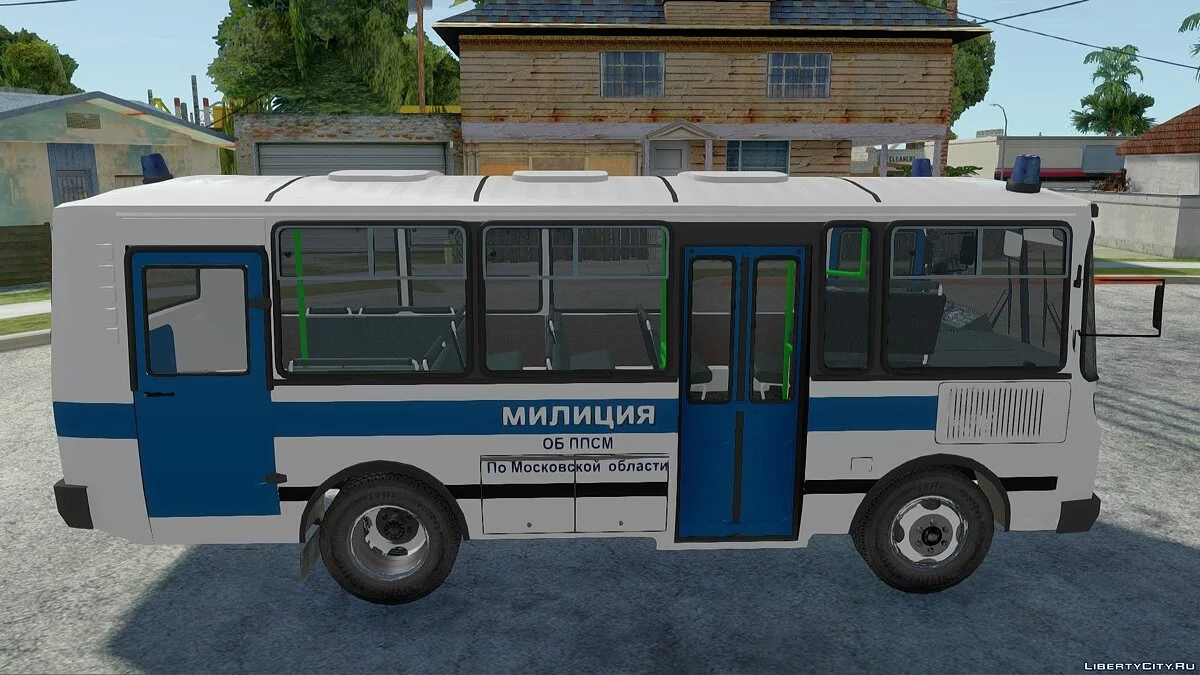 ПАЗ-3205 Міліція ОБ ППСМ / GTA San Andreas