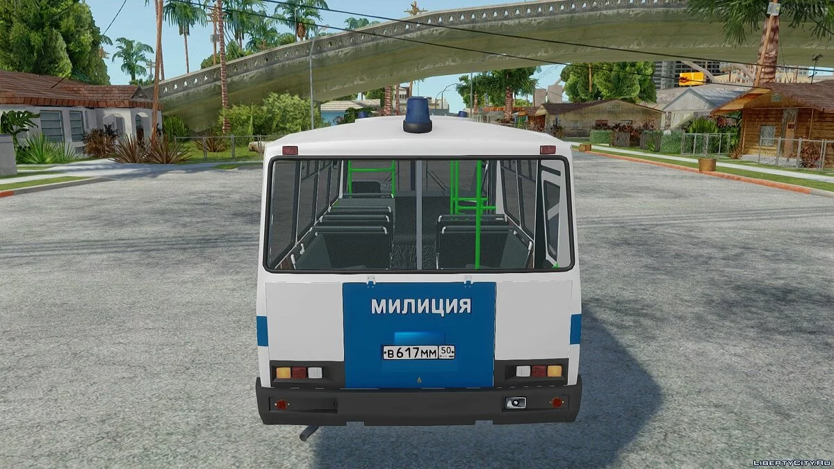 ПАЗ-3205 Міліція ОБ ППСМ / GTA San Andreas