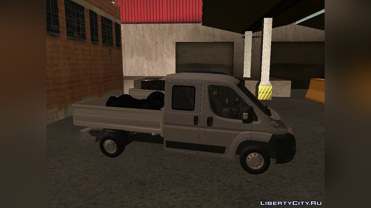 Скачать Peugeot Boxer Pickup Double Cabin для GTA San Andreas