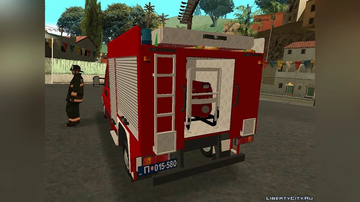Peugeot Boxer Firefighters / GTA San Andreas