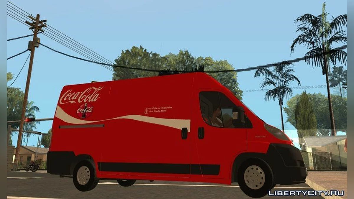 Peugeot Boxer Coca Cola / GTA San Andreas
