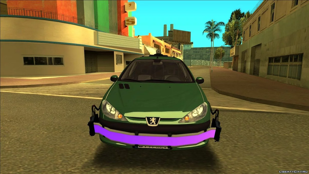 Peugeot 206 BTTF Time Machine / GTA San Andreas