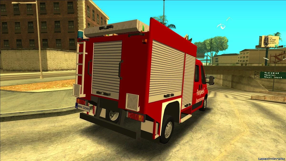 标致 Boxer 消防车 - 救援 / GTA San Andreas