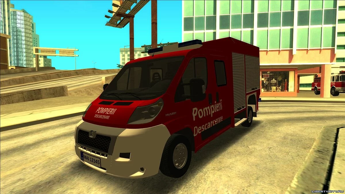 标致 Boxer 消防车 - 救援 / GTA San Andreas