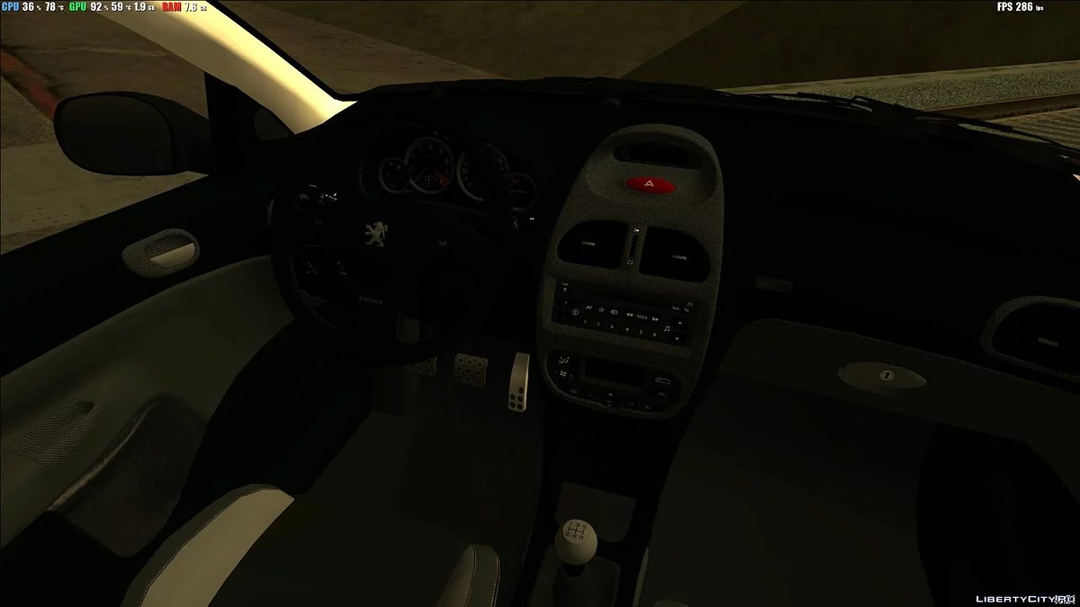 Peugeot 206 RC / GTA San Andreas