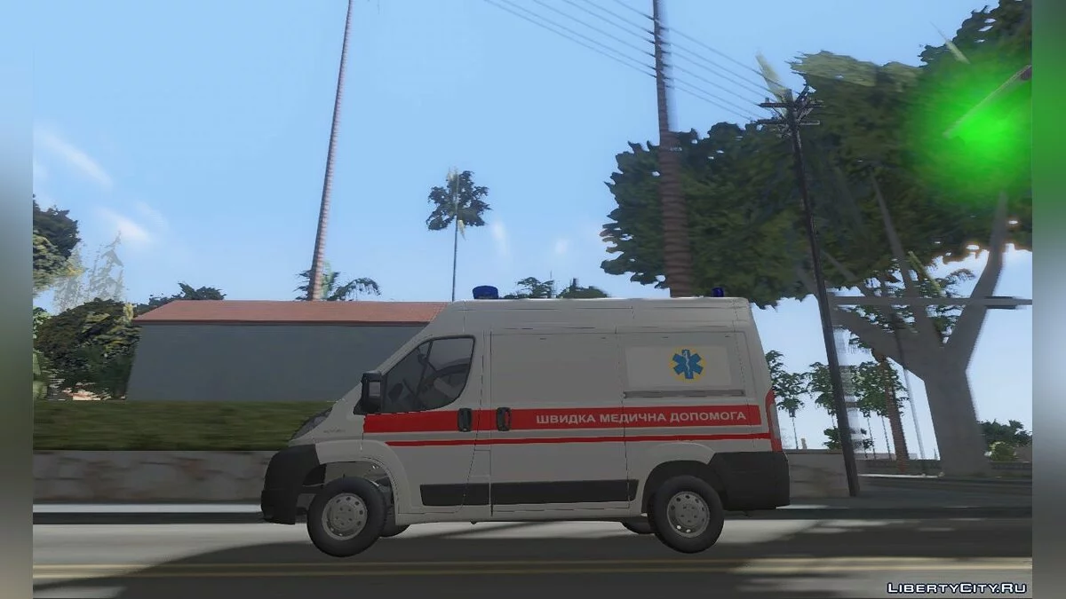 Peugeot Boxer Ambulancia de Ucrania / GTA San Andreas