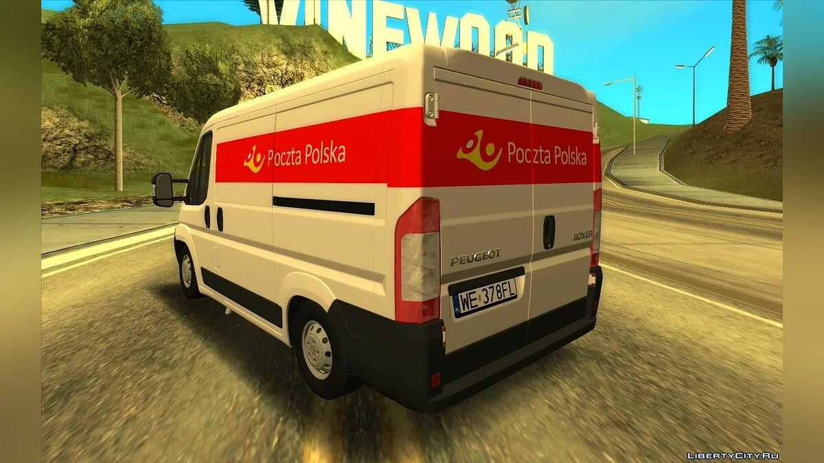 Peugeot Boxer - Poste polonaise / GTA San Andreas