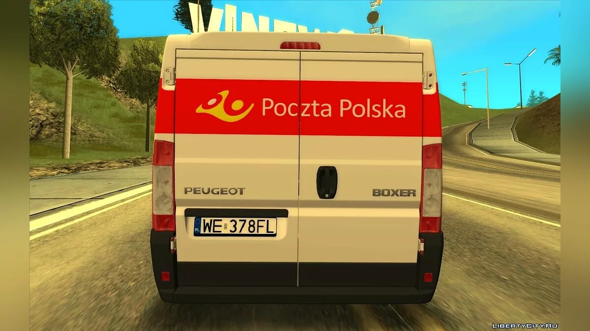 Peugeot Boxer - Poste polonaise / GTA San Andreas
