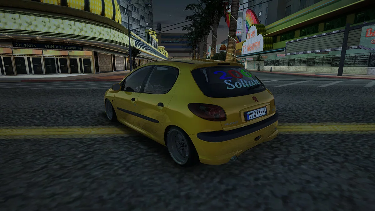 Peugeot 206 Blue / GTA San Andreas
