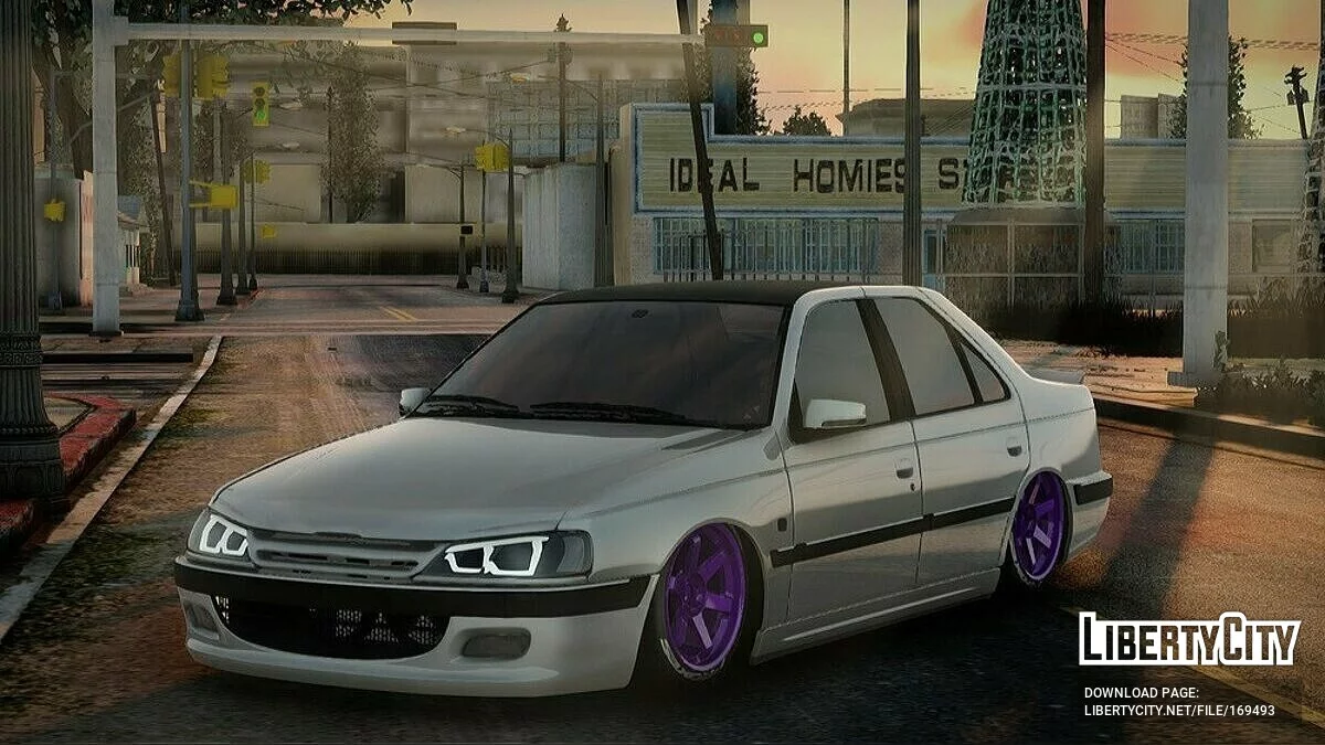 Peugeot Pars Estilo Yakuza / GTA San Andreas