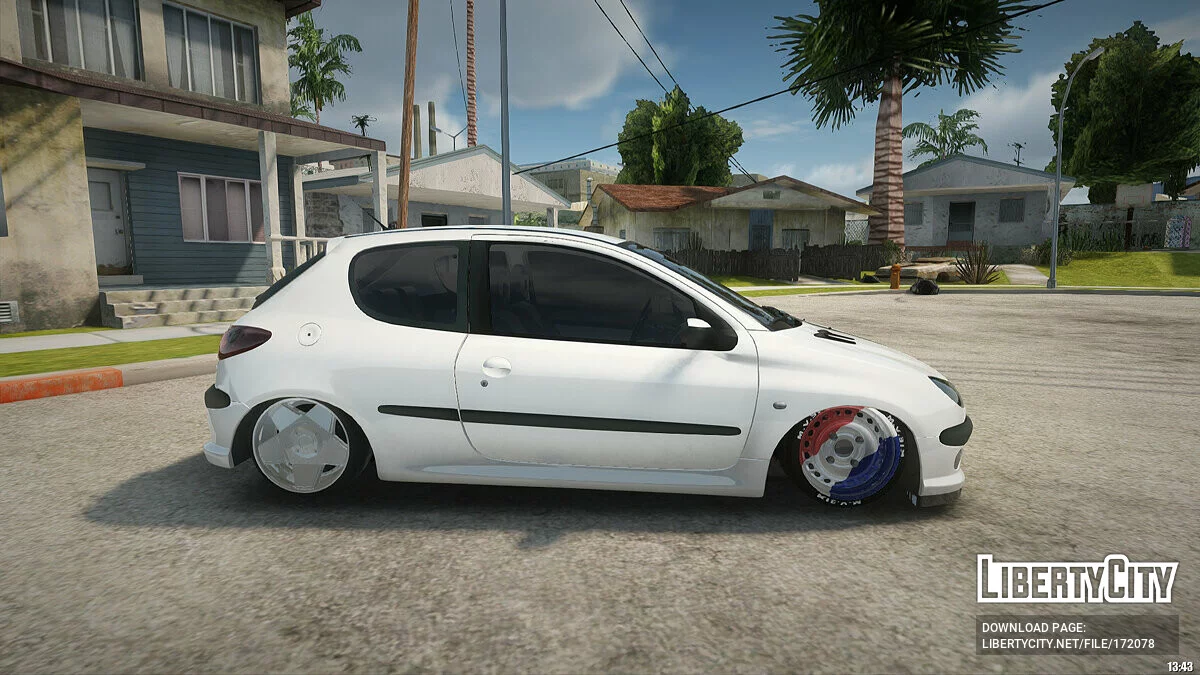 Peugeot 206 Мехмет Алан / GTA San Andreas