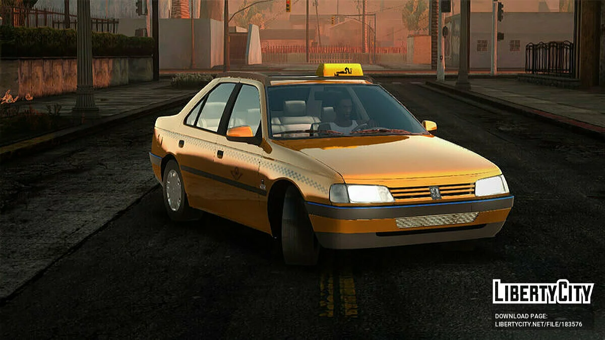 Peugeot 405 GLX Taxi / GTA San Andreas