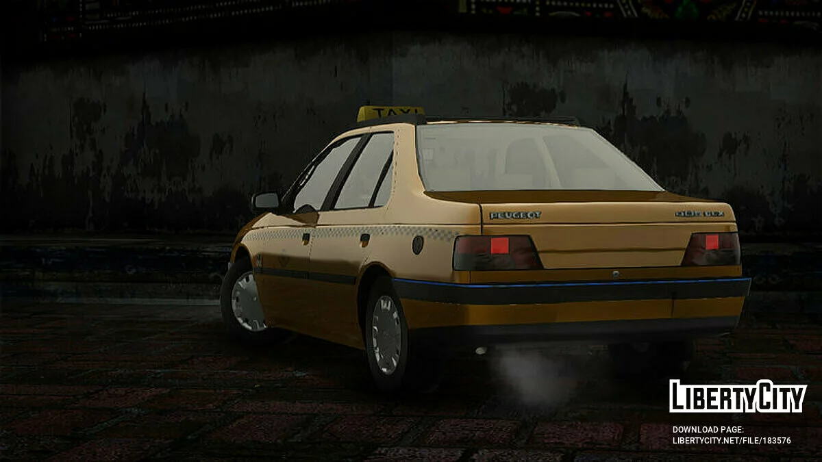 Peugeot 405 GLX Taxi / GTA San Andreas