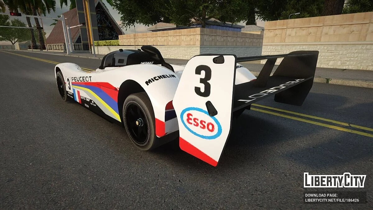 1992 Peugeot 905B EVO 1 LM (versão europeia) / GTA San Andreas