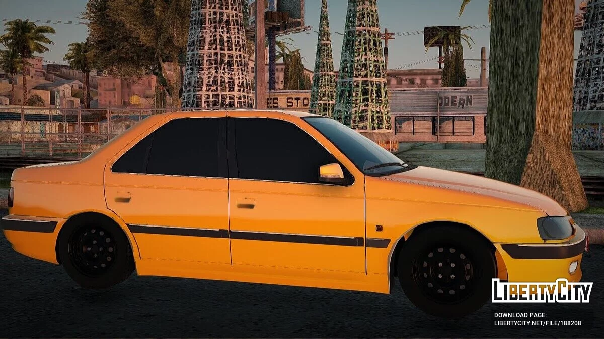 Peugeot Pars 2015 Taxi Bagdad / GTA San Andreas
