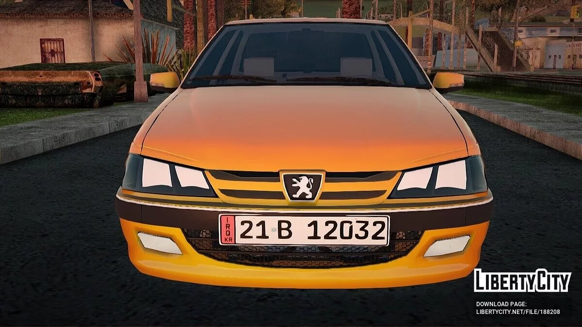 Peugeot Pars 2015 Taxi Bagdad / GTA San Andreas