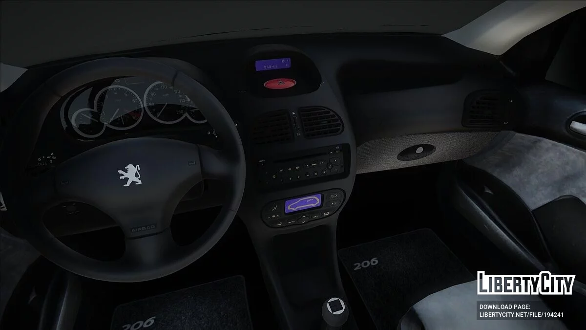 标致 206 / GTA San Andreas