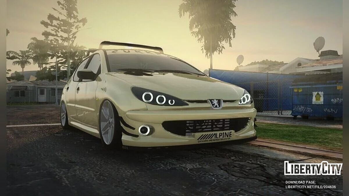 Peugeot 206 RC Beige / GTA San Andreas