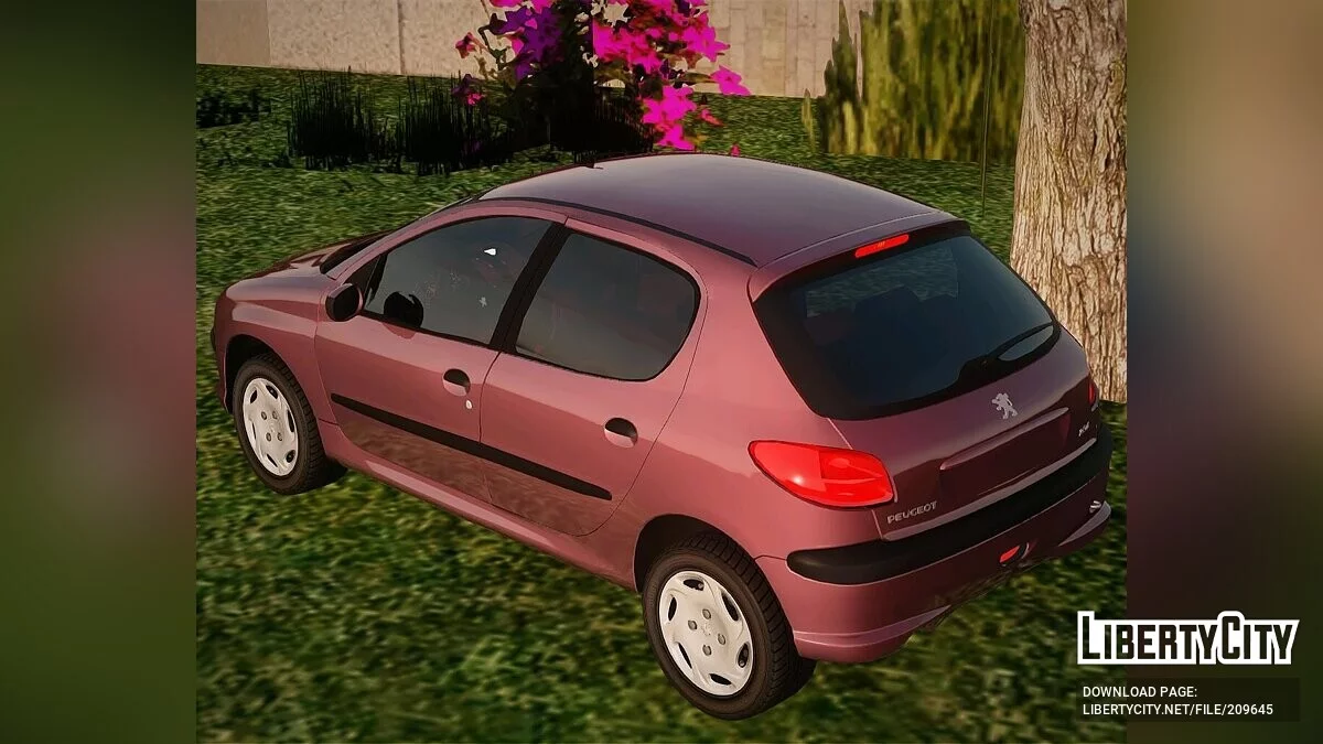Peugeot 206 (Iran) / GTA San Andreas